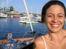Next to Camden Harbor in the summertime. home3