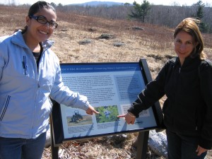 Excursion to blueberry fields in the fall.